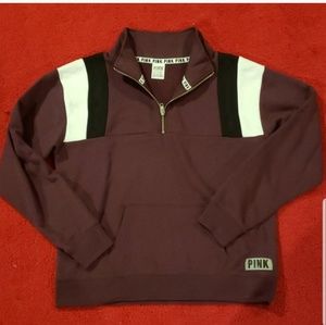 Victoria's secret PINK quarter zip sweater